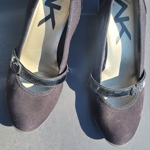 Black Size 8M Anne Klein Wedge Mary Jane's